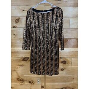 Charlotte Russe Cocktail Dress Women's Size M Black/gold Party NWOT